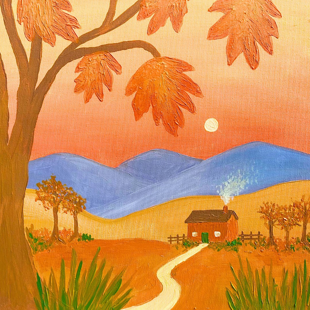 Sip & Paint at Ritorno Lounge, Bristol - "Autumn Leaves"