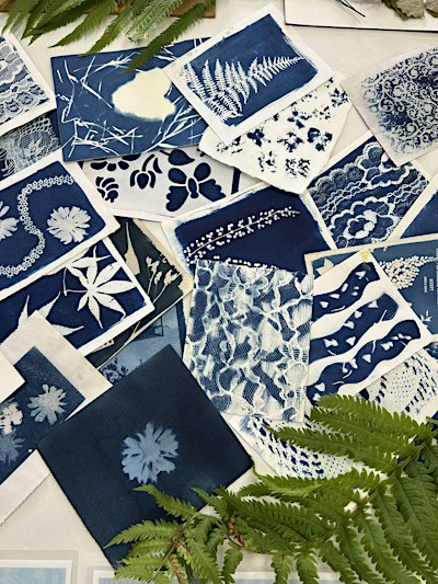 Eve Sage Cyanotypes x Ula Crafternoons!