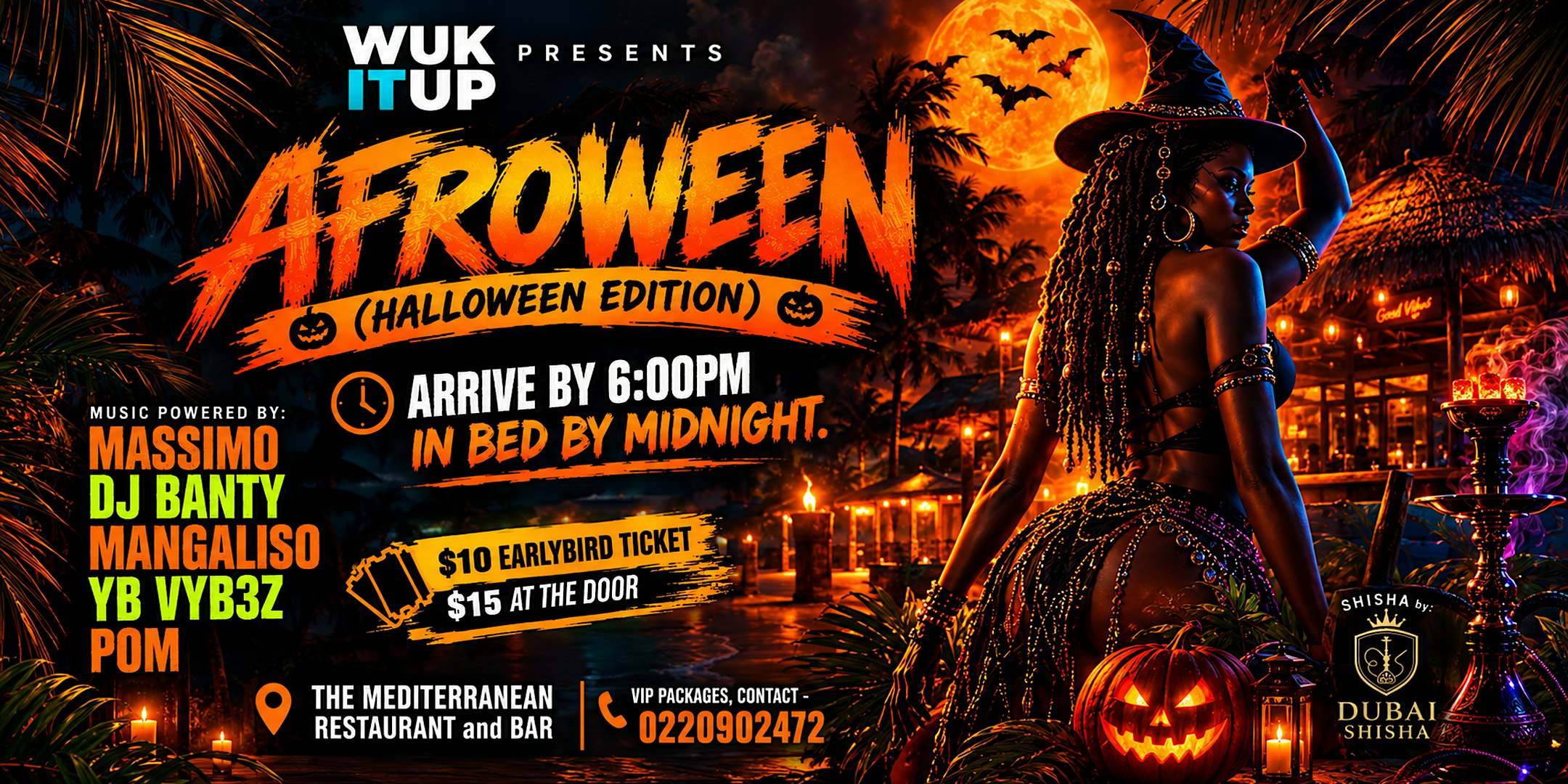 WUK IT UP presents - AFROWEEN PARTY (Halloween Edition)