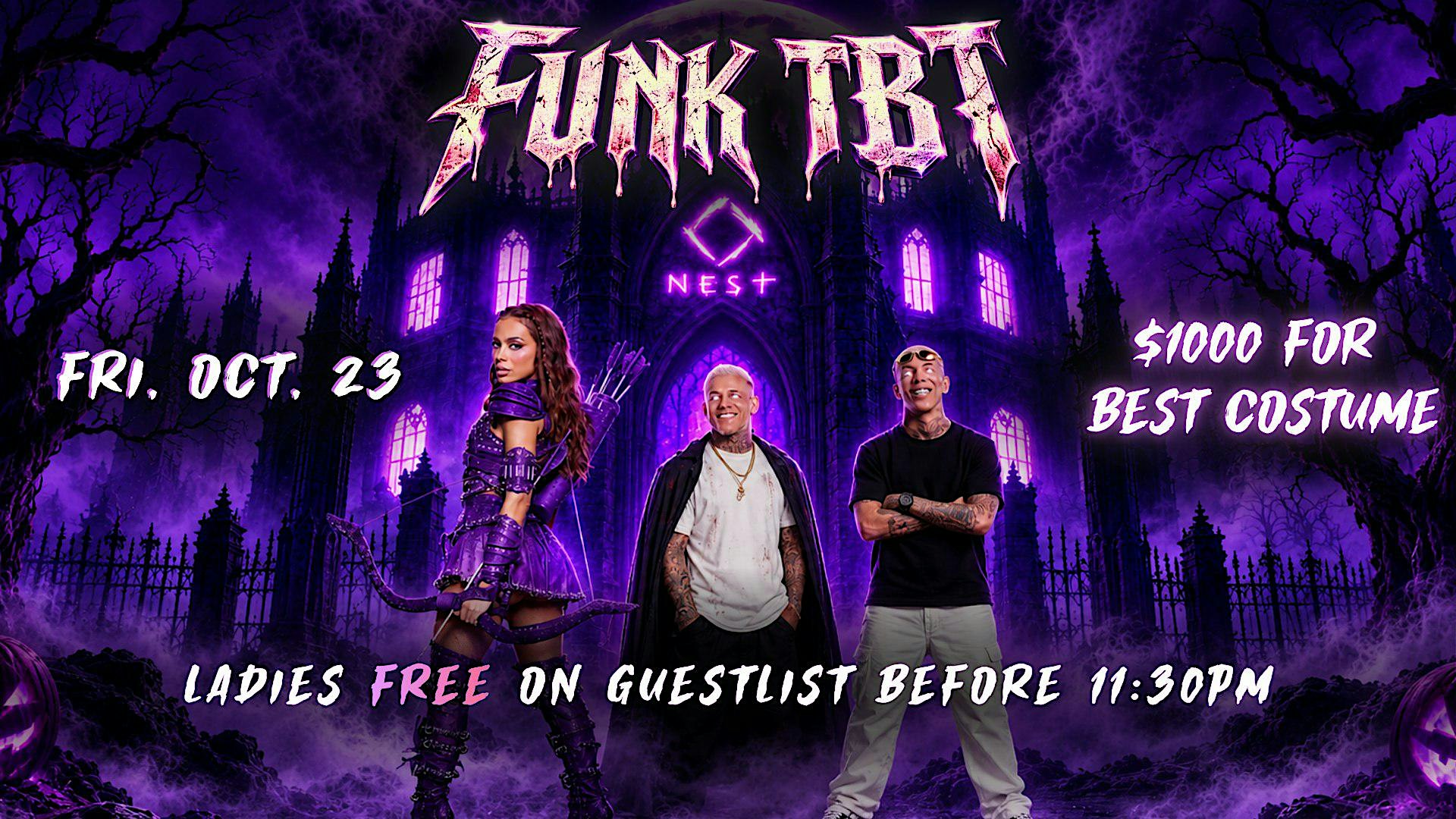 FUNK TBT: Baile Funk Halloween @ NEST