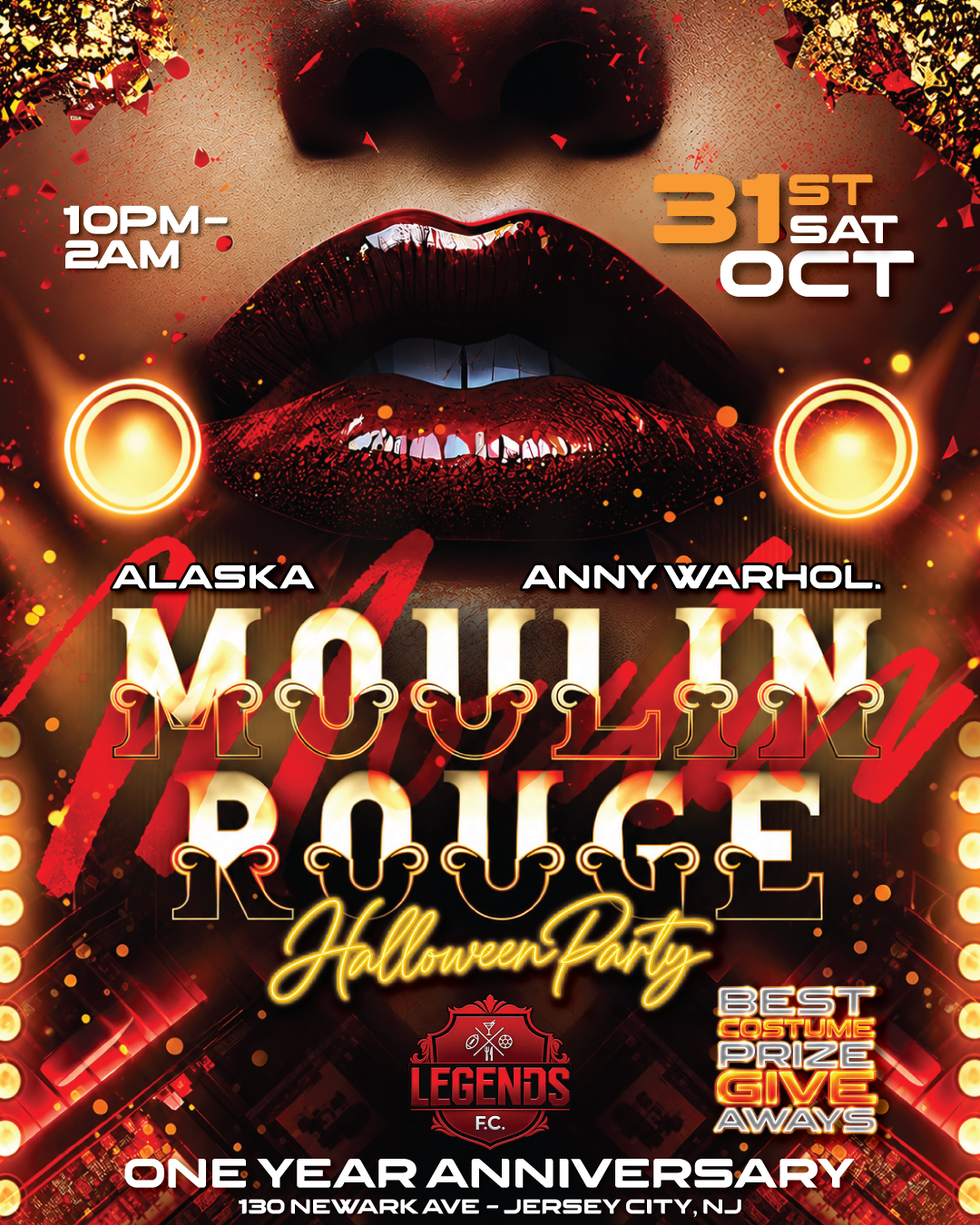 Moulin Rouge Halloween Party @ Legends F.C.