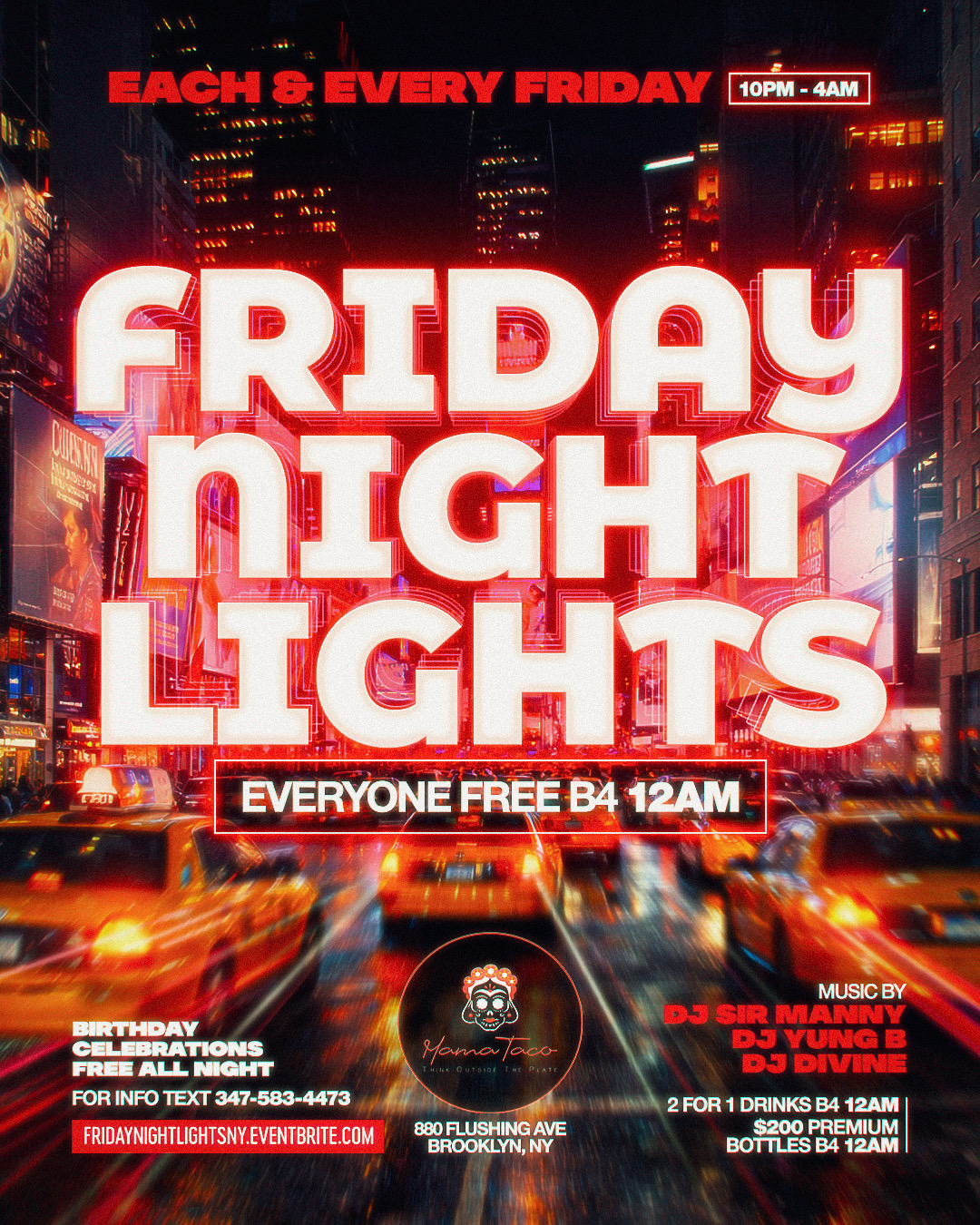 Friday Night Lights At Mama Taco