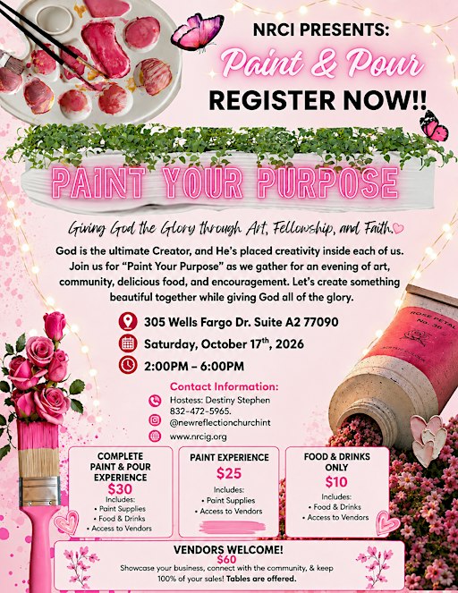 NRCI: Paint & Pour, Paint Your Purpose