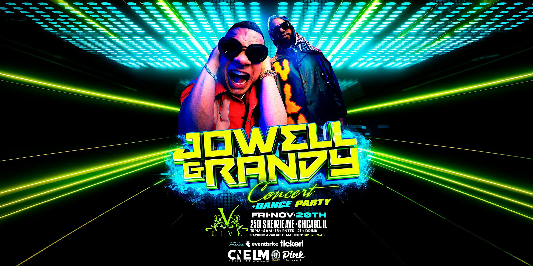 Jowell & Randy Reggaeton Concert & Dance Party!
