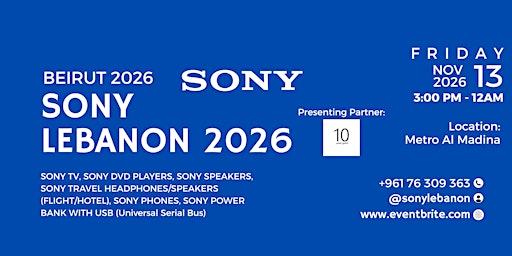 BEIRUT 2026 (SONY LEBANON 2026)