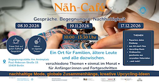 Näh-Café: Nähen, Reparieren und Aufwerten