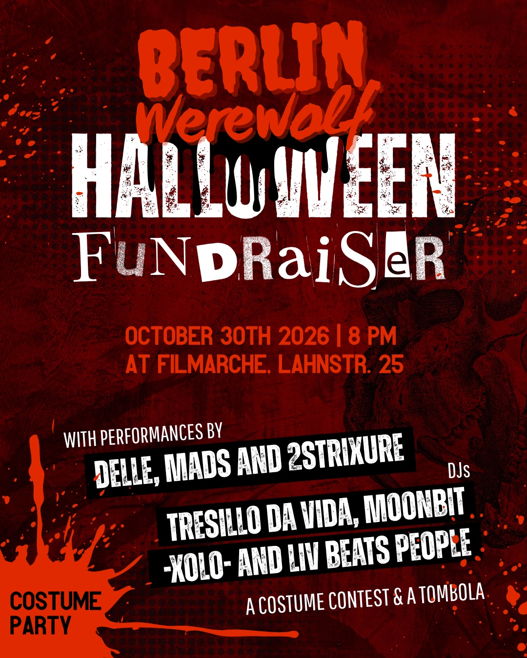 Berlin Werewolf Halloween Fundraiser
