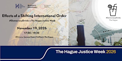 #DemocracyDrinks x The Hague Justice Week