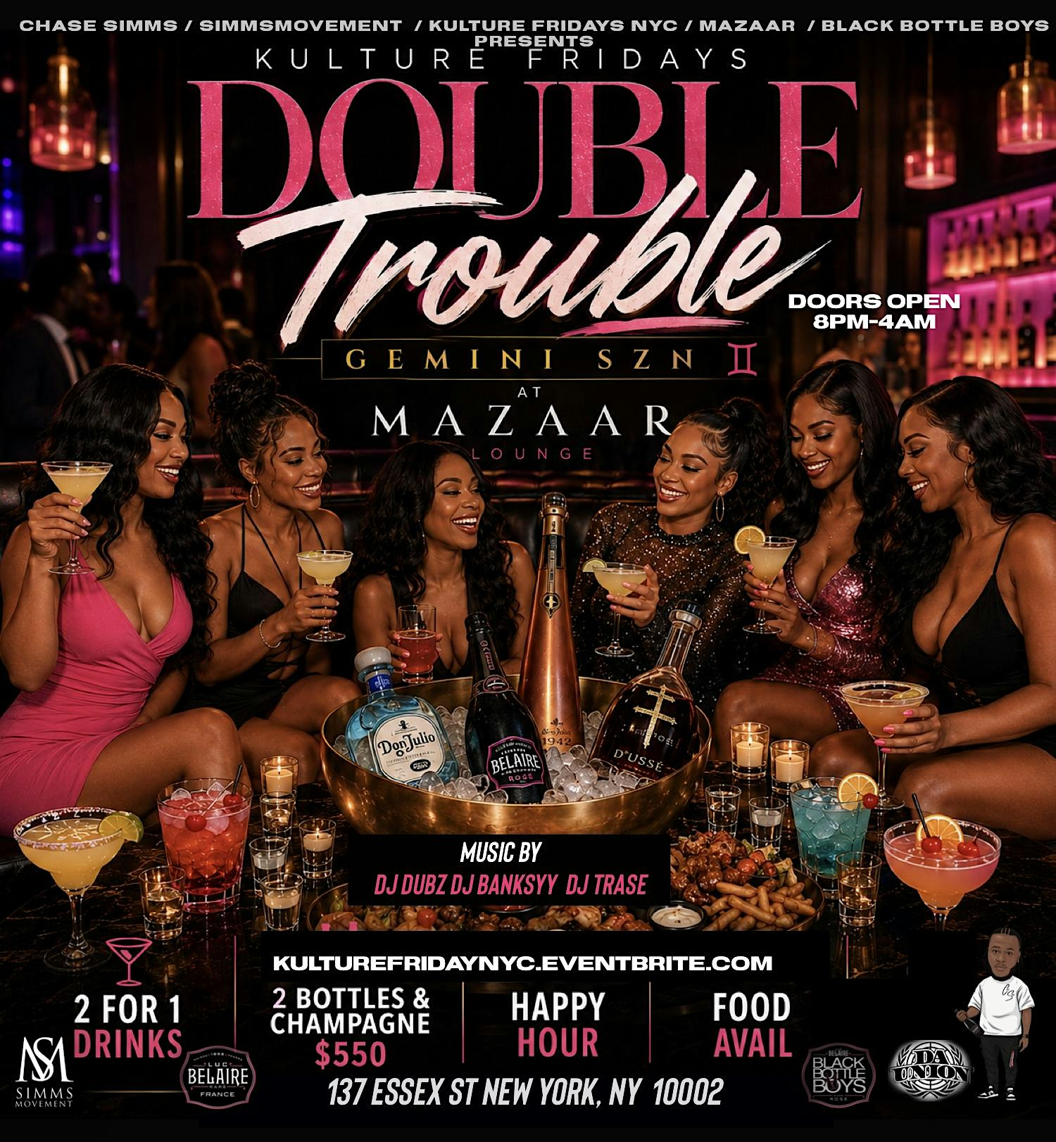 NY party Happy Hour afterwork NYC Hip Hop RNB Reggae Afrobeats