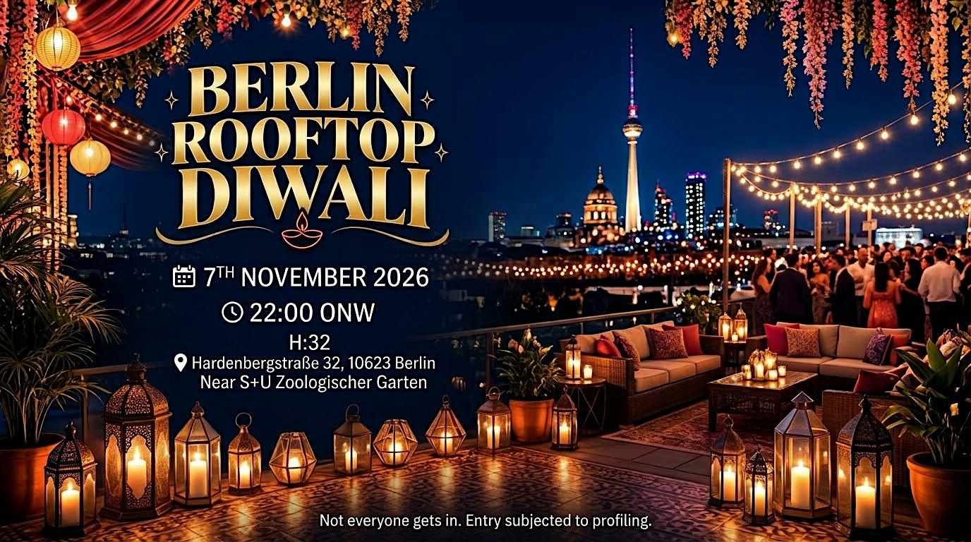 BERLIN ROOFTOP BOLLYWOOD DIWALI PARTY 2026
