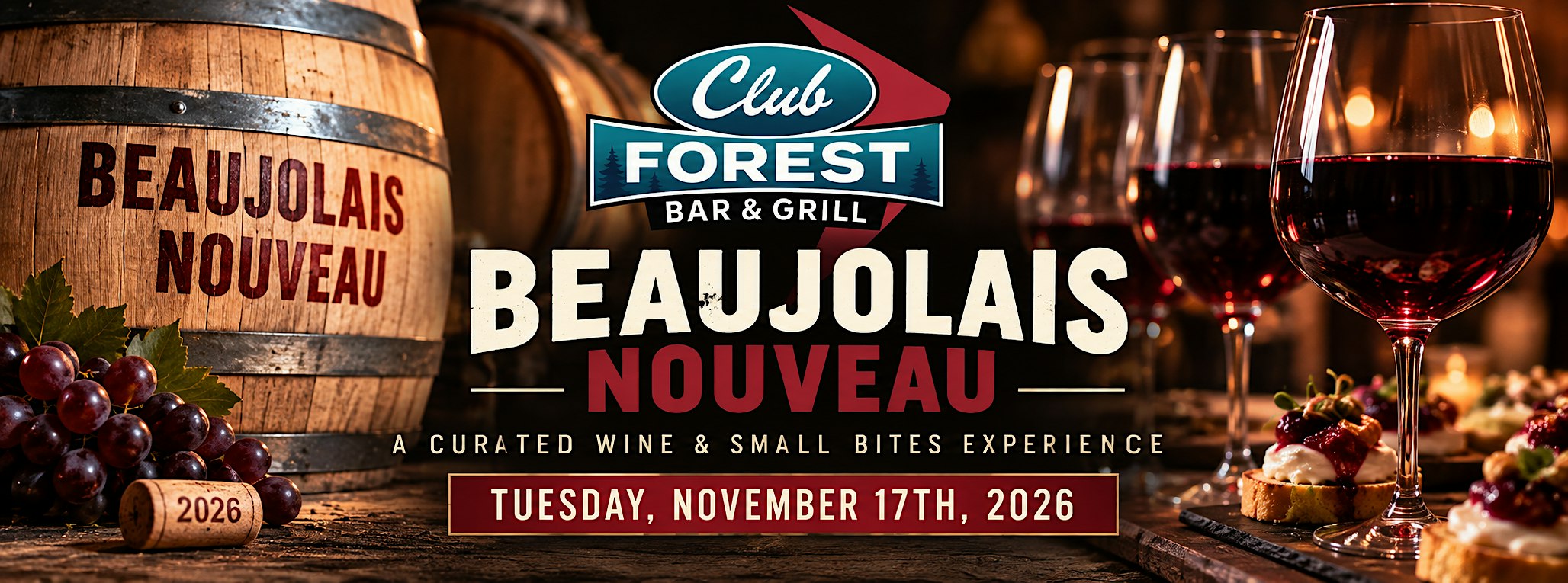 BEAUJOLAIS NOUVEAU ~ FROM FRANCE TO THE FOREST
