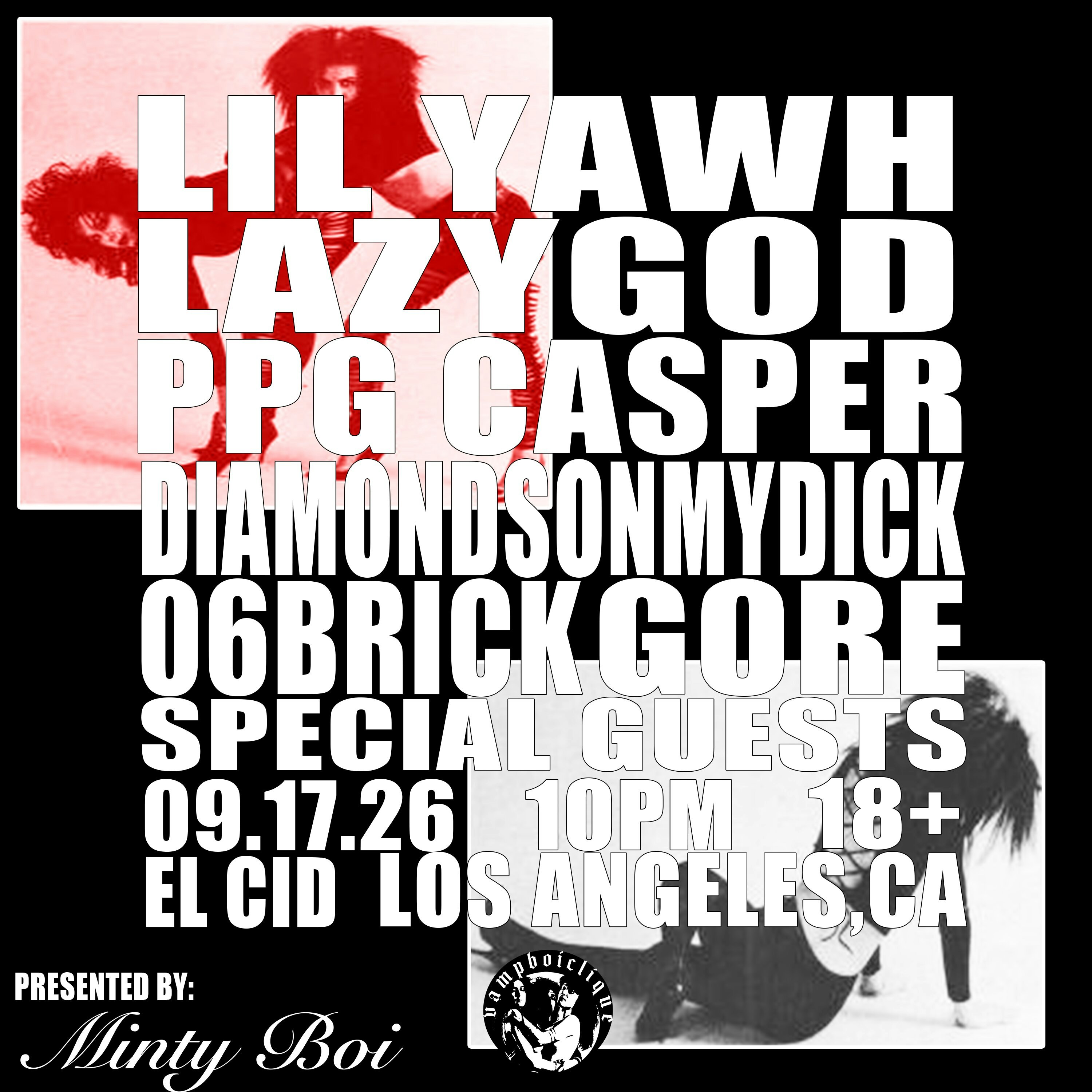 Minty Boi Presents: Lil Yawh & Lazygod in Los Angeles