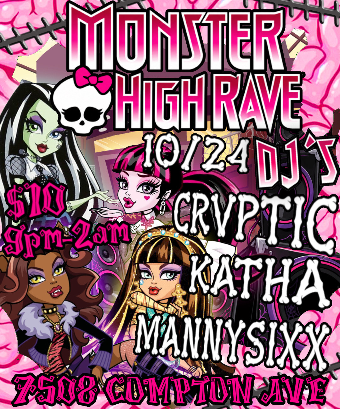 MONSTER HIGH RAVE
