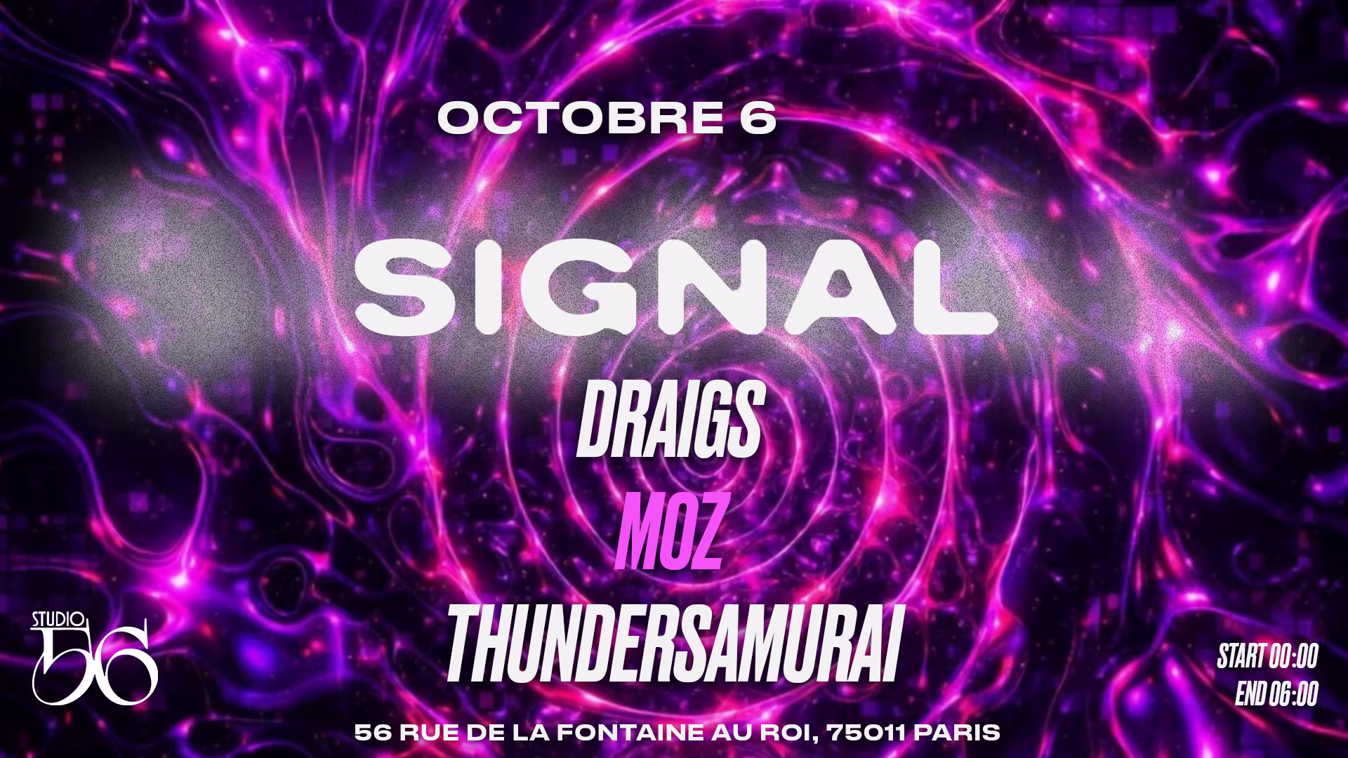 Signal W/ Draigs , Møz, Thundersamurai