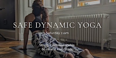 Safe Dynamic Yoga — Saturday 11:00am
