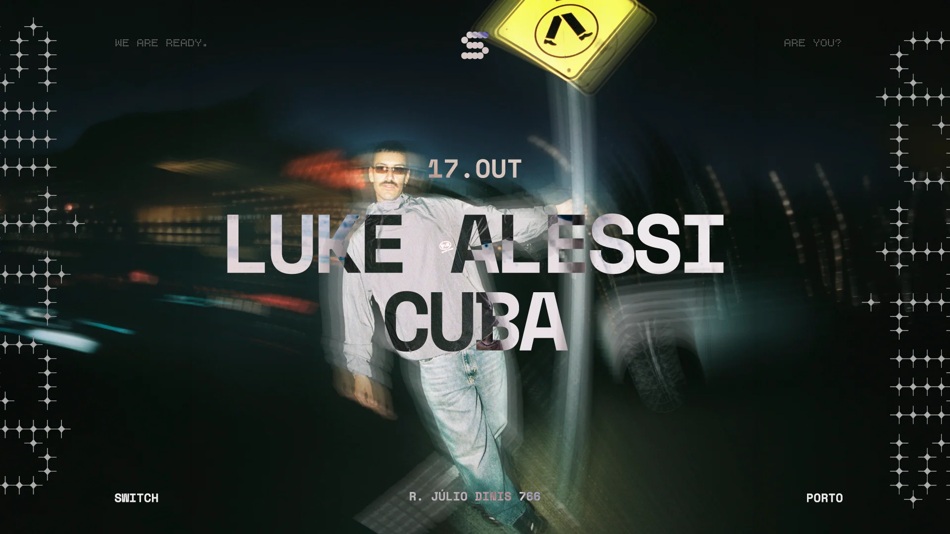 No dia 17, LUKE ALESSI + CUBA tomam conta da pista do Switch Porto. Garante já o teu bilhete!
