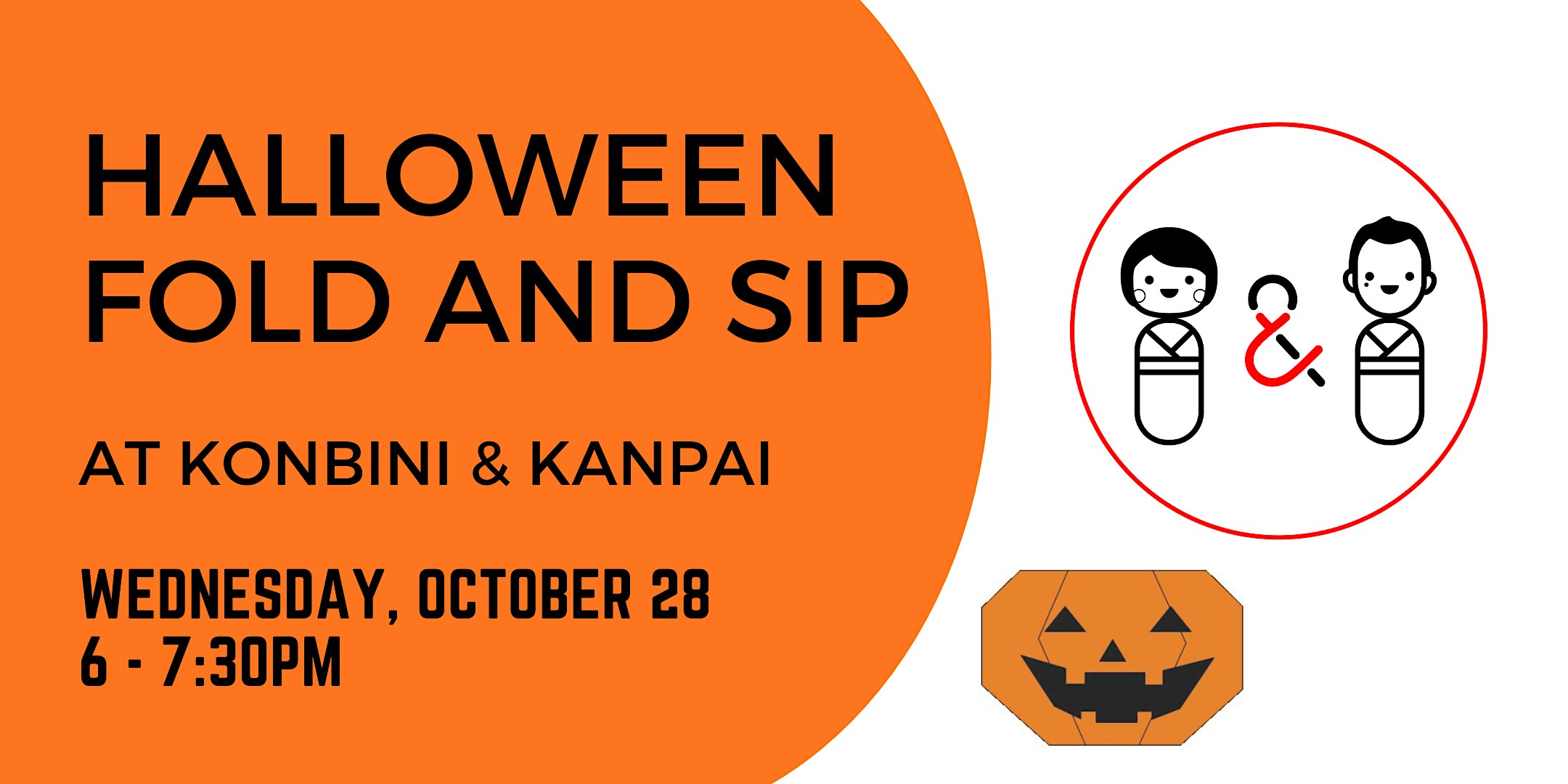 Origami Fold and Sip: Halloween Night!