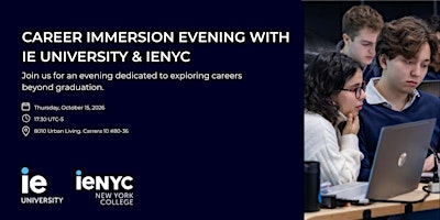 Career Immersion Evening with IE University & IENYC | Bogotá
