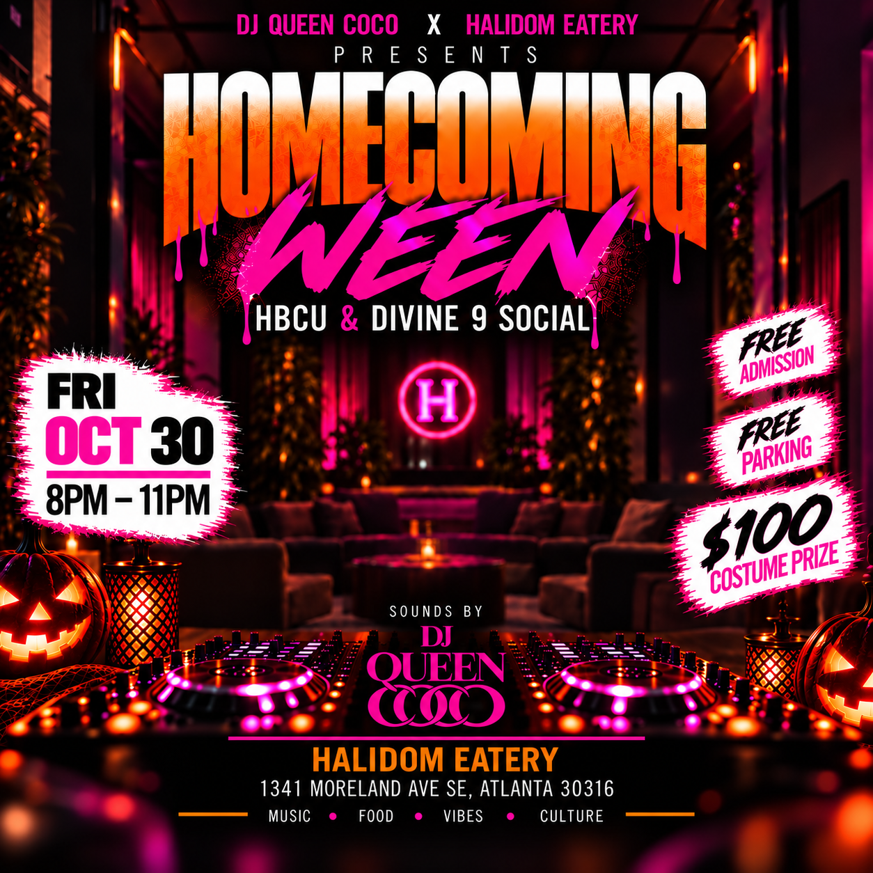 HomecomingWEEN: HBCU & Divine 9 Social