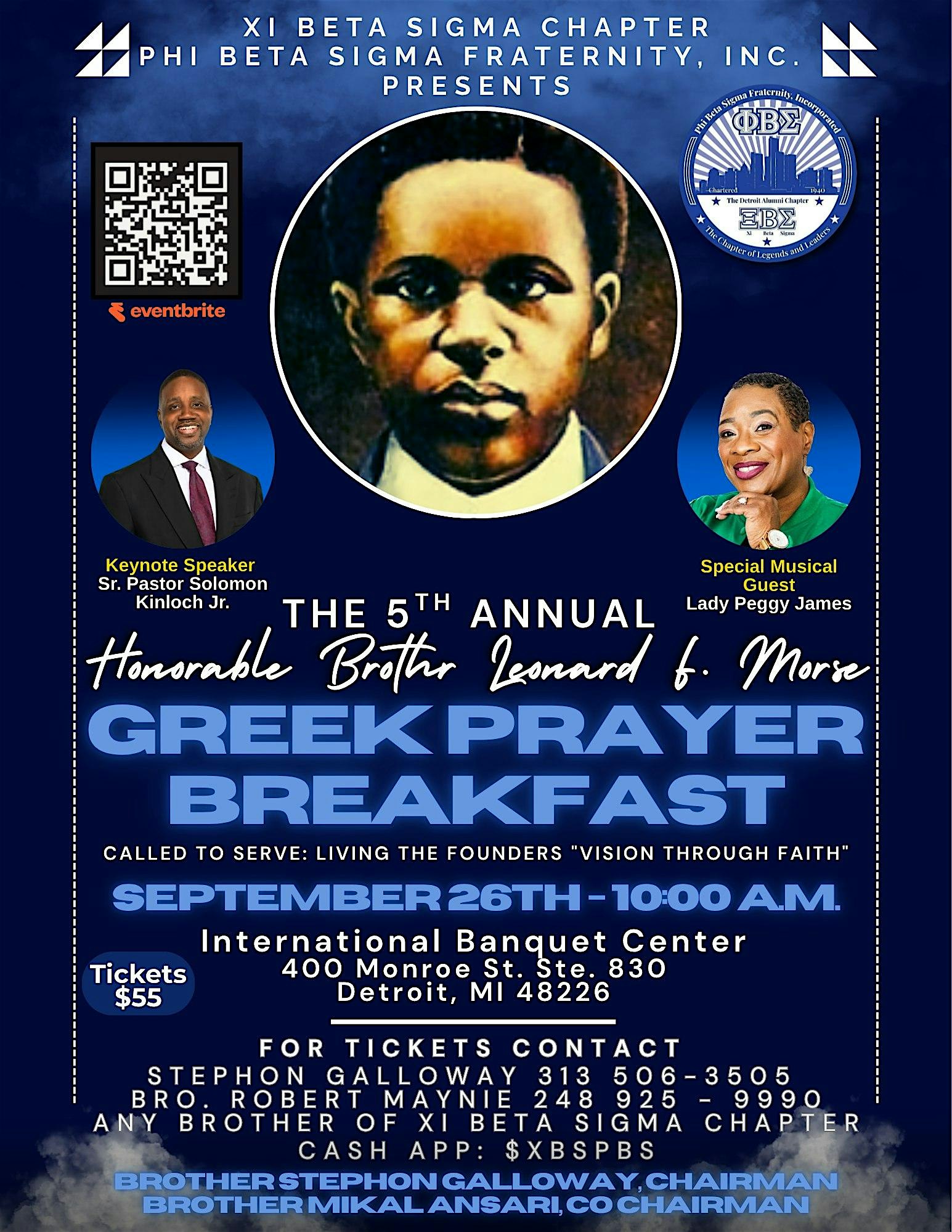 5th Annual - The Honorable BROTHER LEONARD F. MORSE PRAYER BREAKFAST