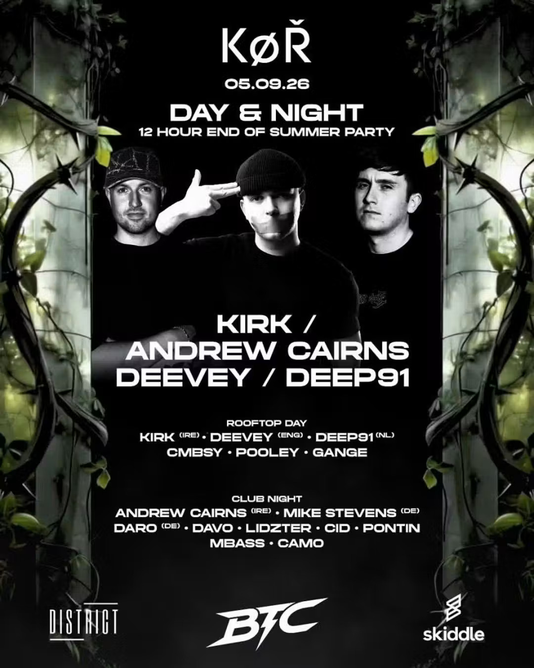 KØR Day & Night Cardiff w/ KIRK / ANDREW CAIRNS / DEEVEY