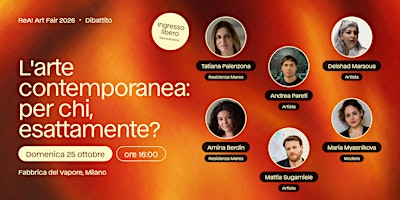 L'arte contemporanea: per chi, esattamente?