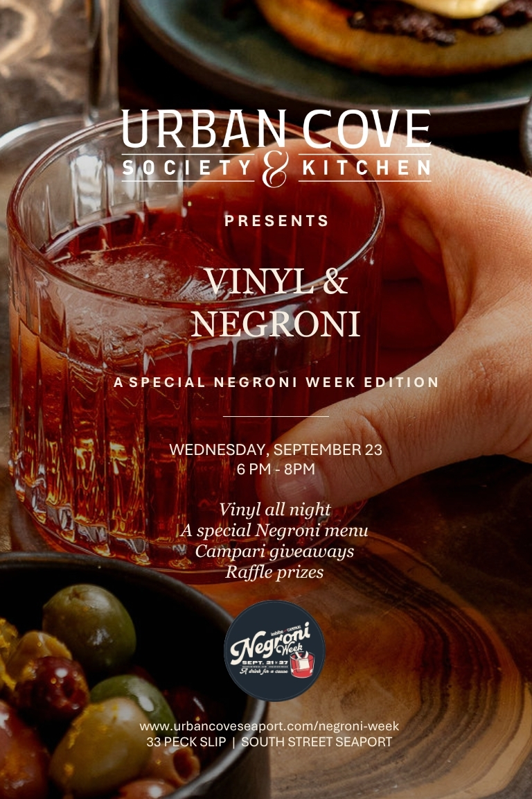 Vinyl & Negroni: Negroni Week Edition
