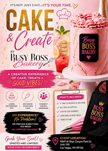 Busy Boss Bakery LV Cake & Create