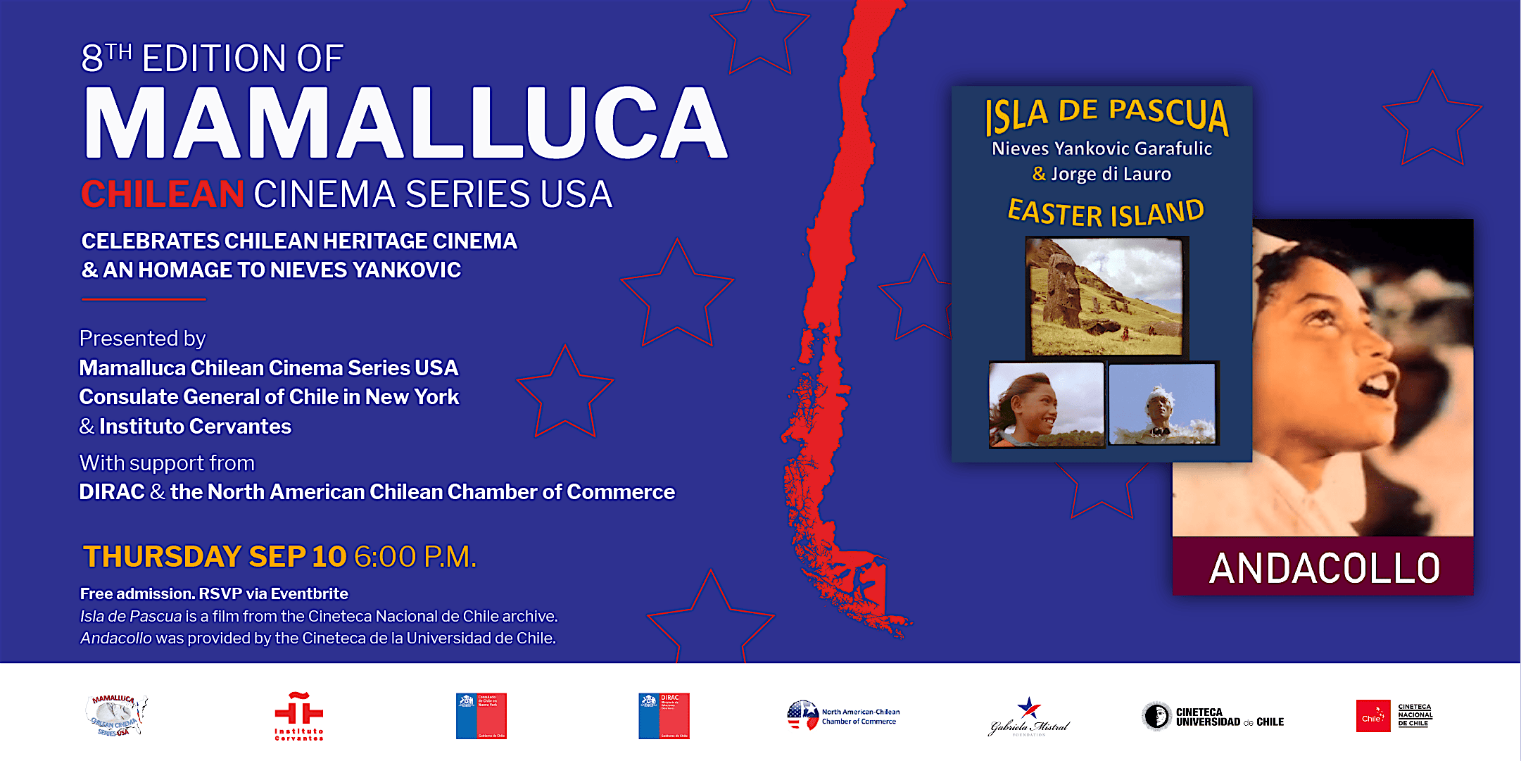 Mamalluca, Chilean Cinema Series USA - September 10th Program