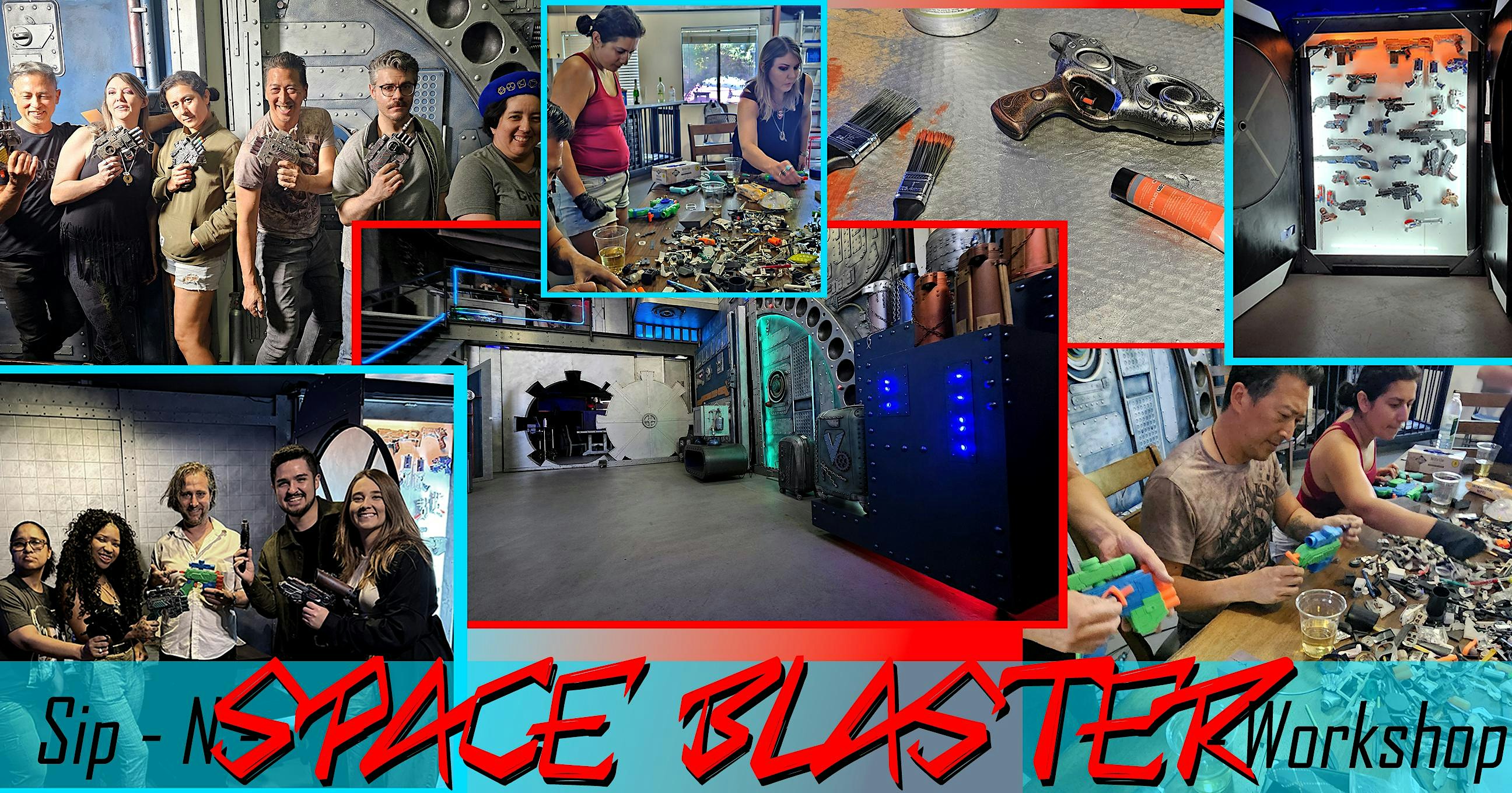 Sip & Blast: Build a Movie Prop Space Blaster! (18+)