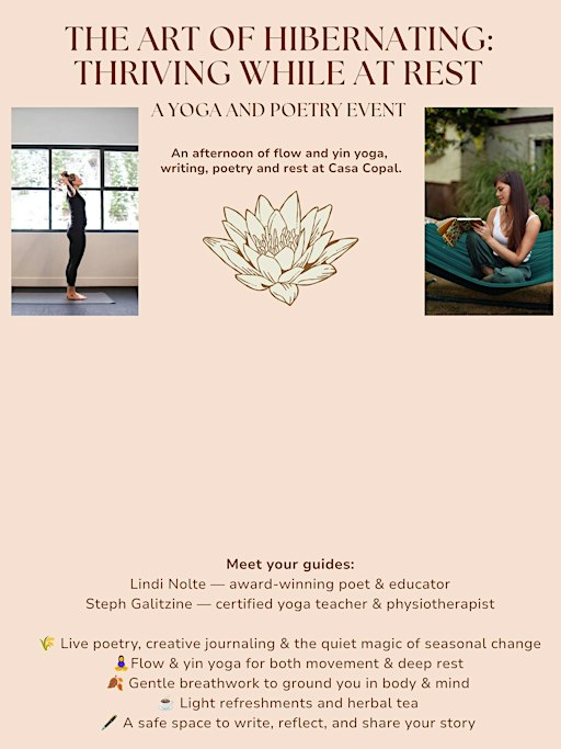 Yoga and Poetry: The art of hibernating