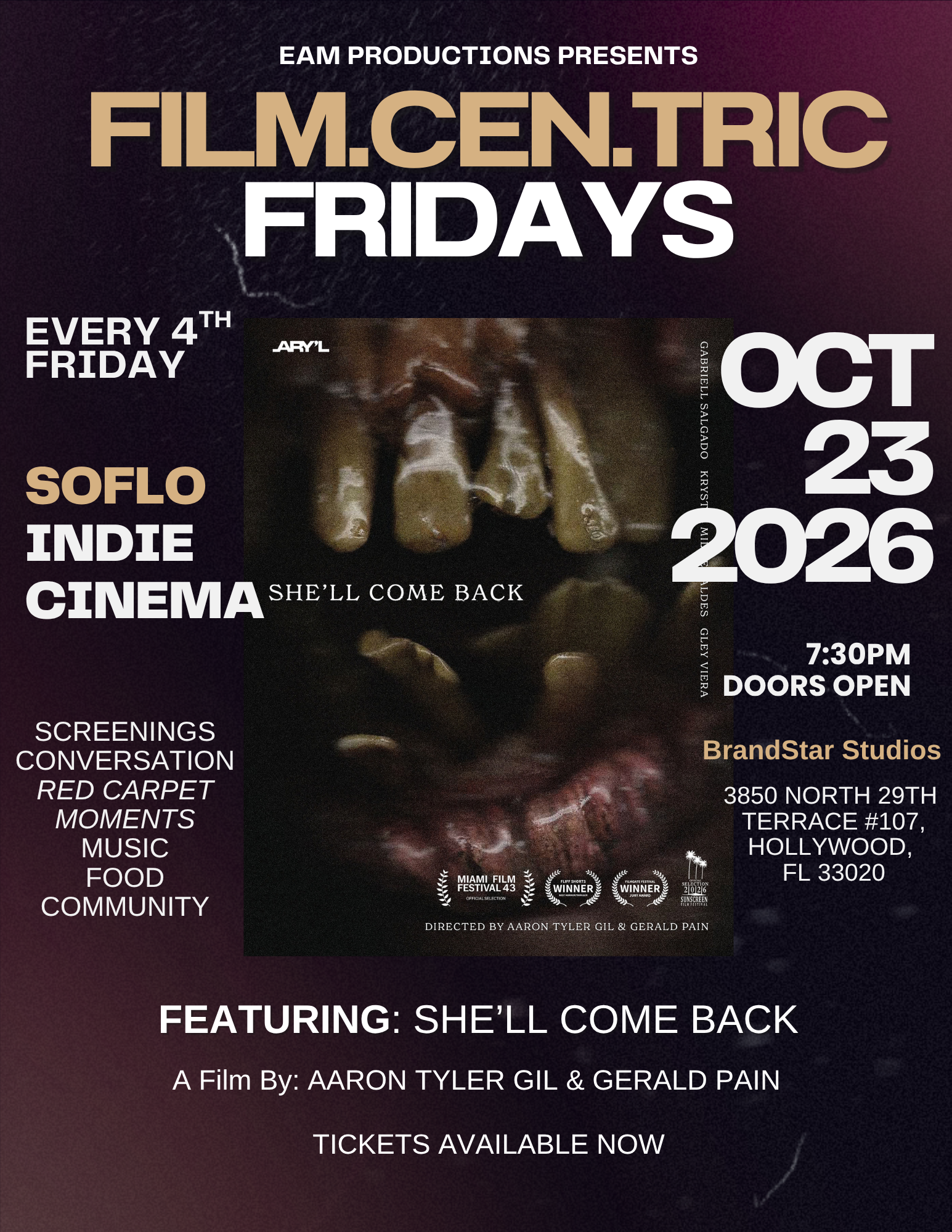 Film.Cen.Tric Fridays Short Film Screenings