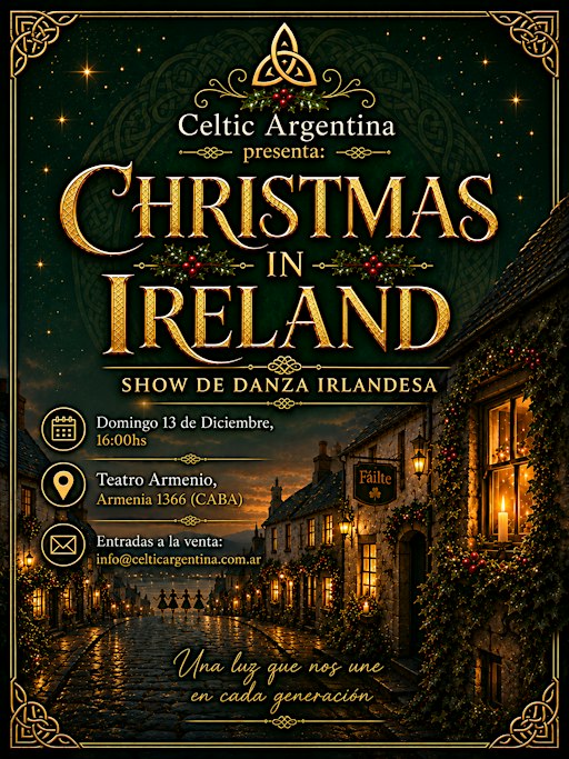 CHRISTMAS IN IRELAND - Show de Danza Irlandesa