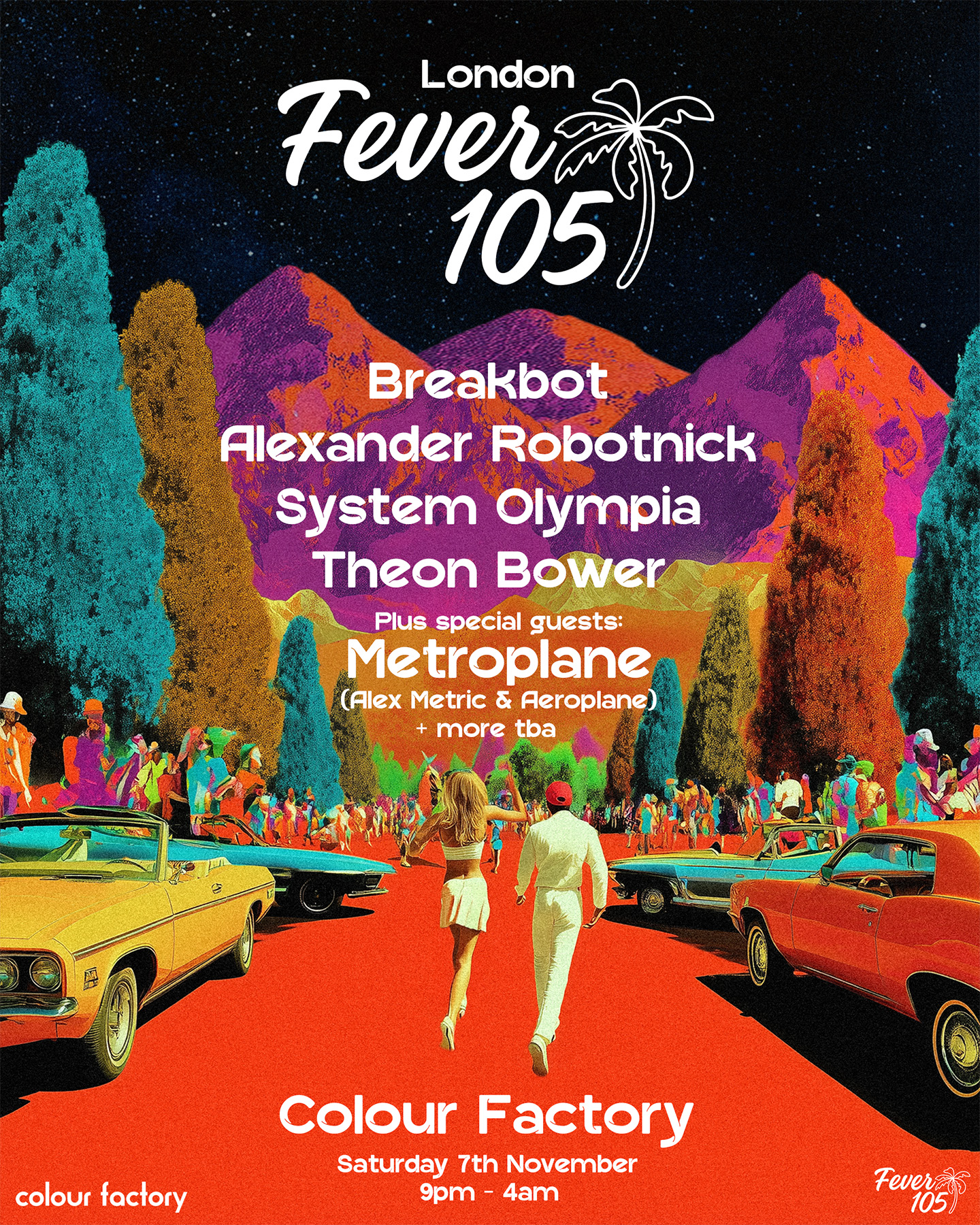 Fever 105: Breakbot, Alexander Robotnick, System Olympia, Theon Bower, Metroplane + more
