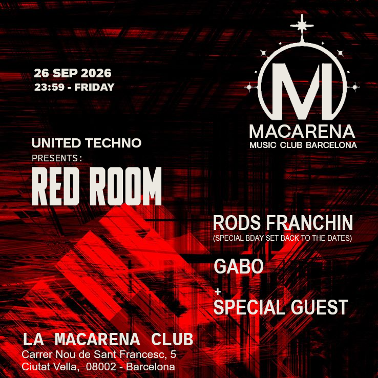 United Techno presents Red Room