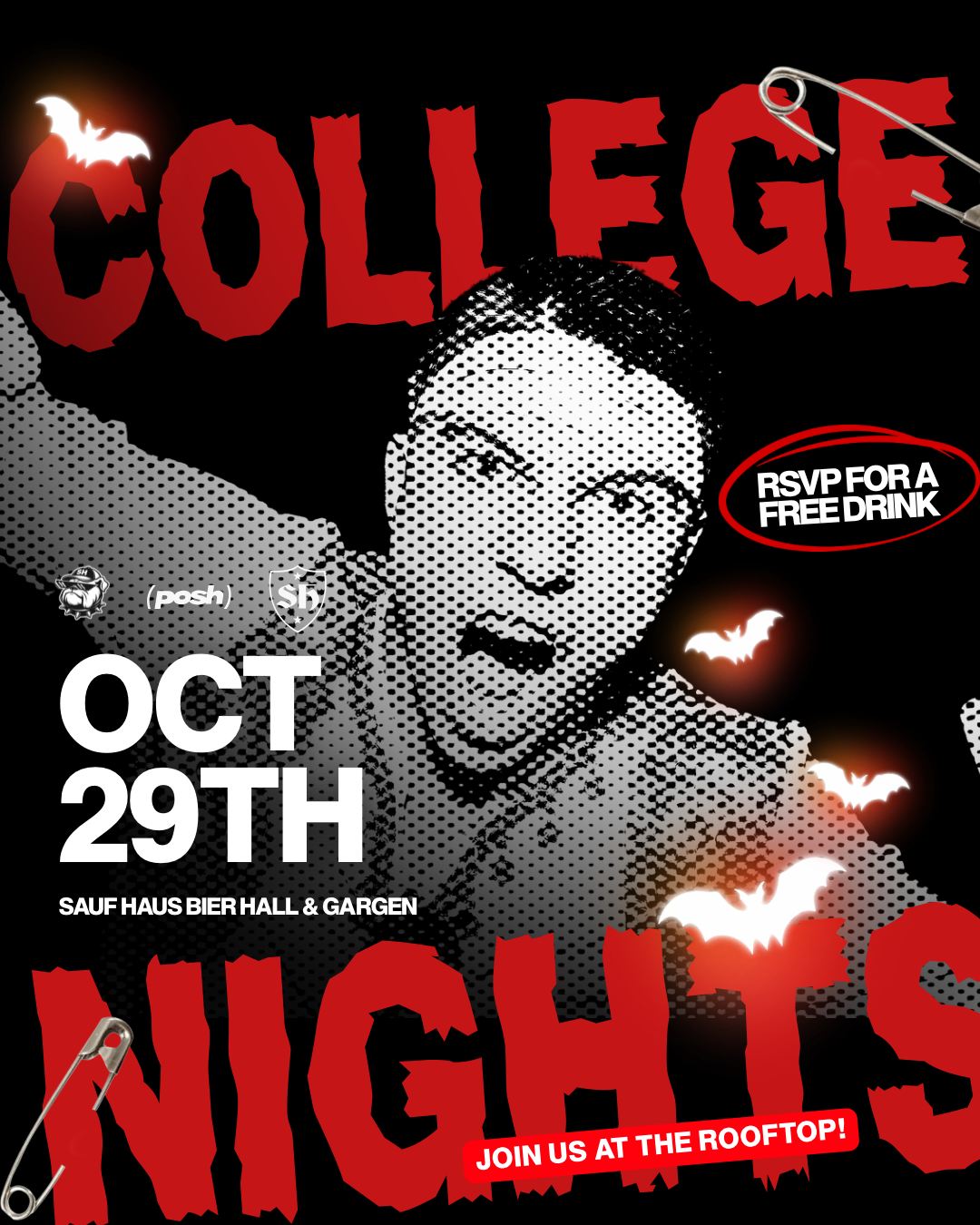 COLLEGE NIGHTS X SAUF HAUS