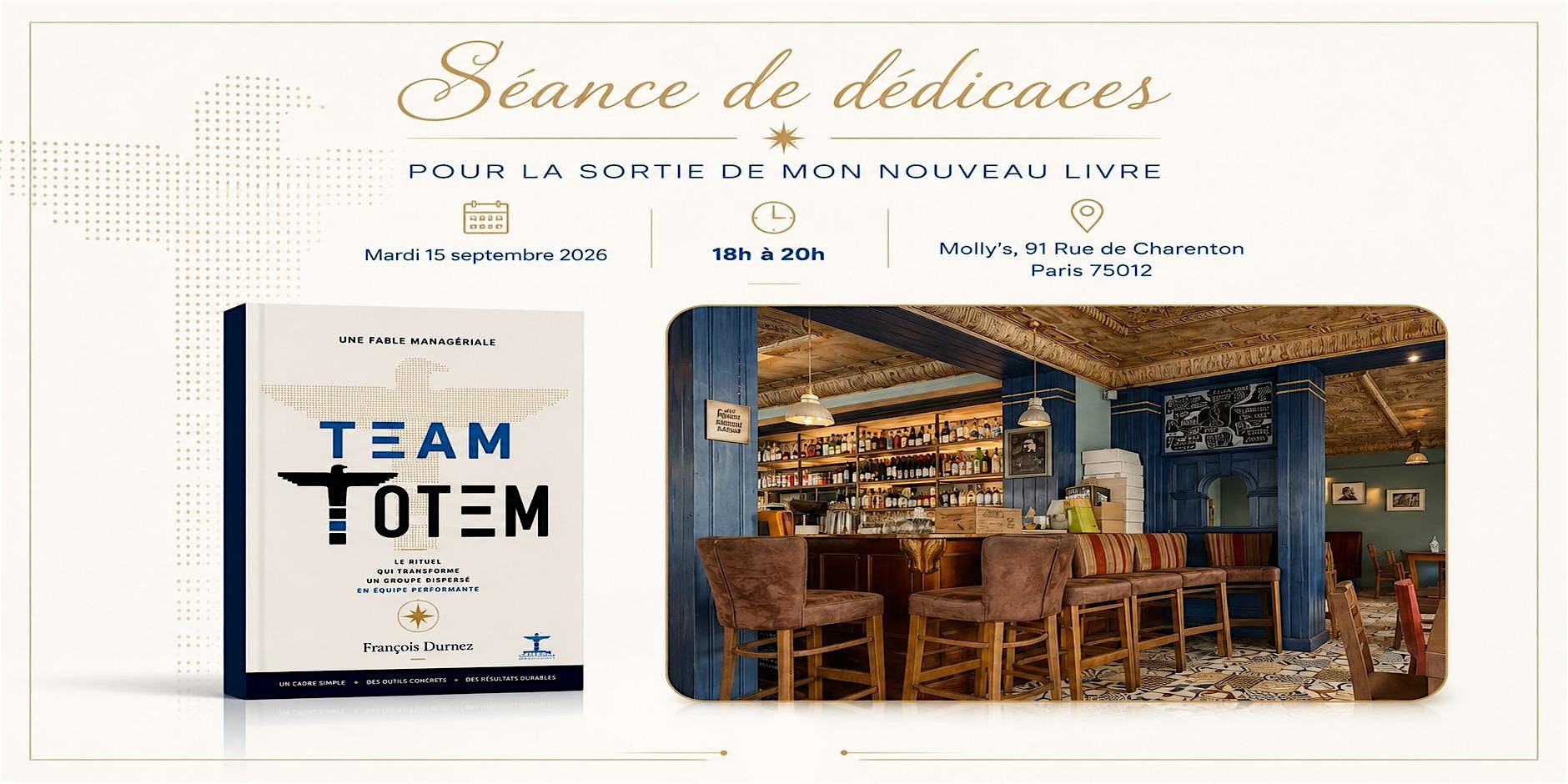 Présentation du livre TEAM TOTEM