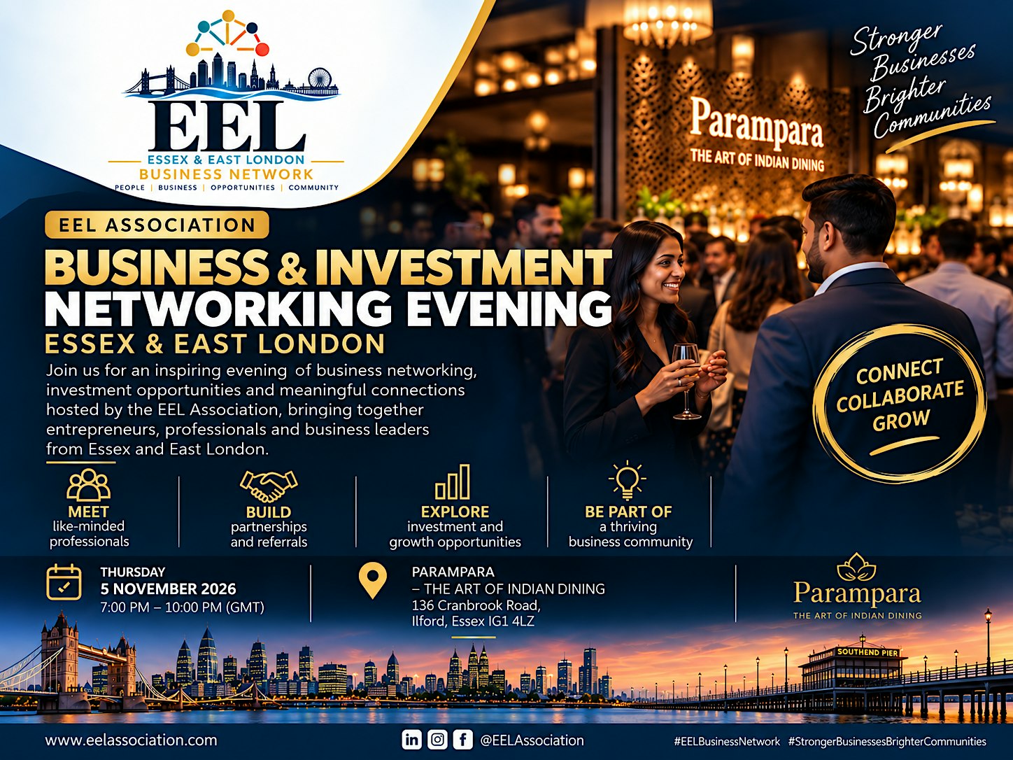 ✨ EEL Association – Essex & East London Business Networking Evening