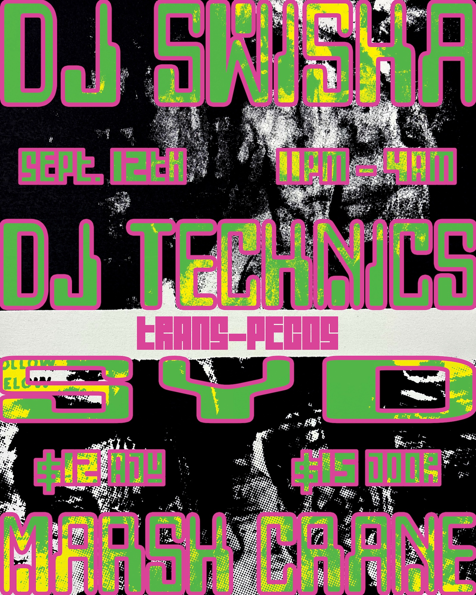DJ SWISHA / DJ Technics / Syd / Marsh Crane