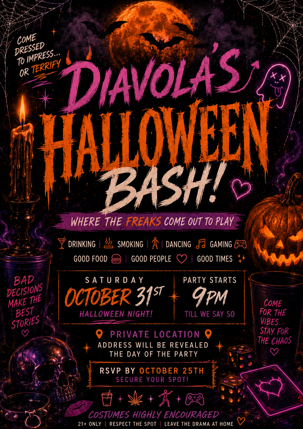 Diavola’s Halloween Bash