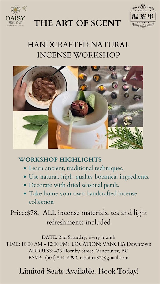 Art of Scent-Incence Tablet Handcrafting