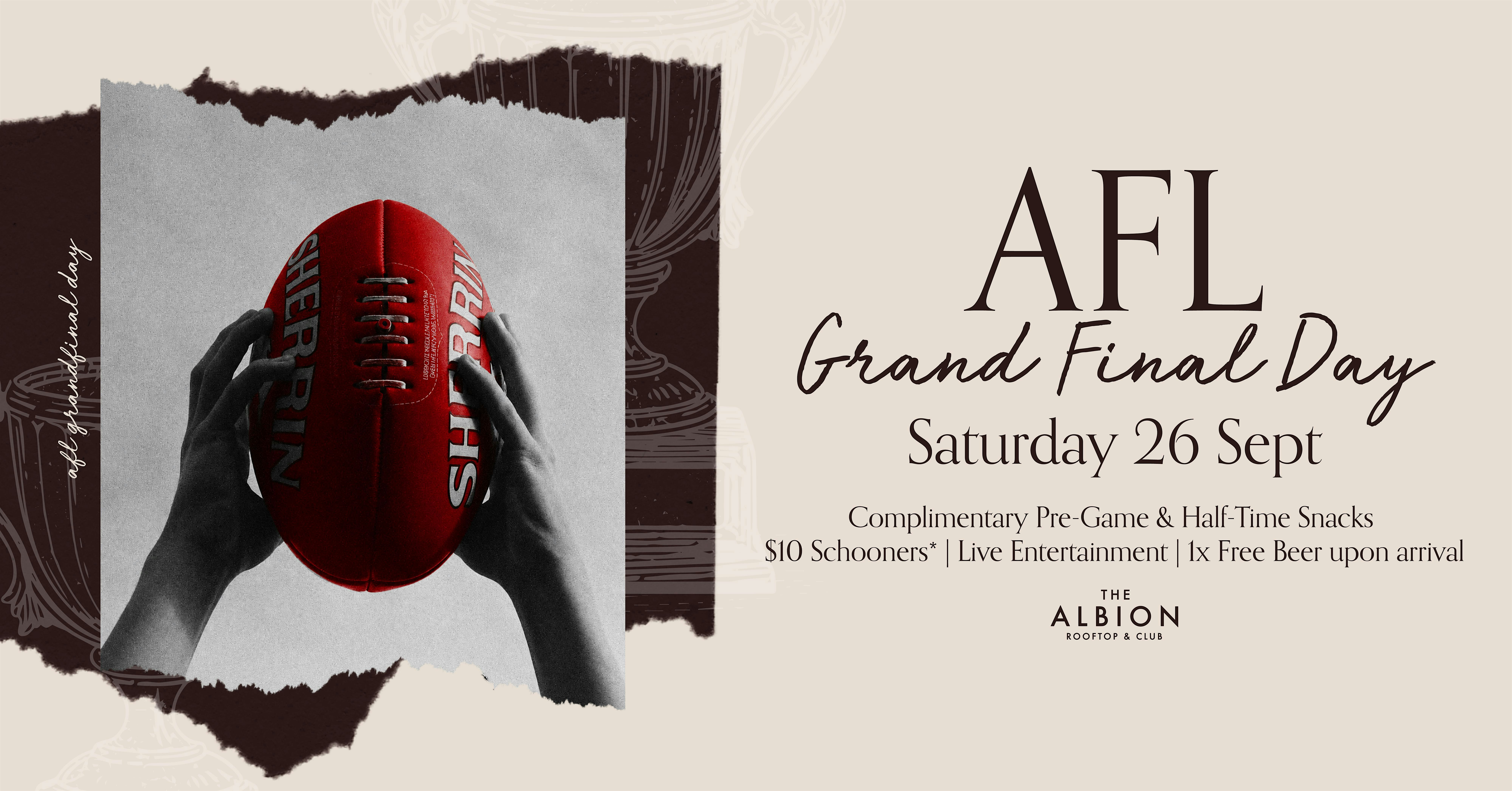 THE ALBION ROOFTOP | 26.09.26 | AFL GRAND FINAL DAY