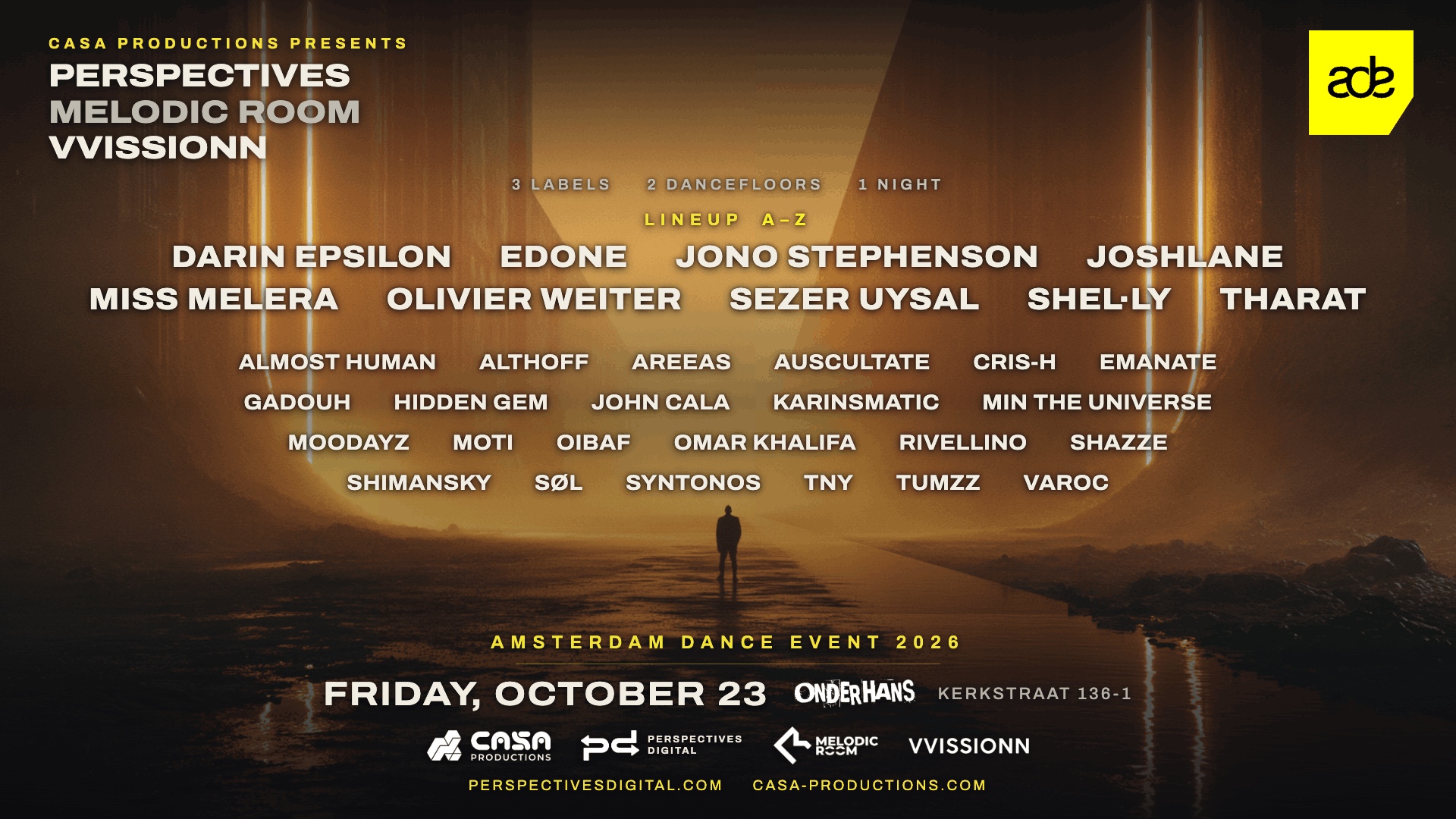 Perspectives x Melodic Room x VVISSIONN ADE Showcase