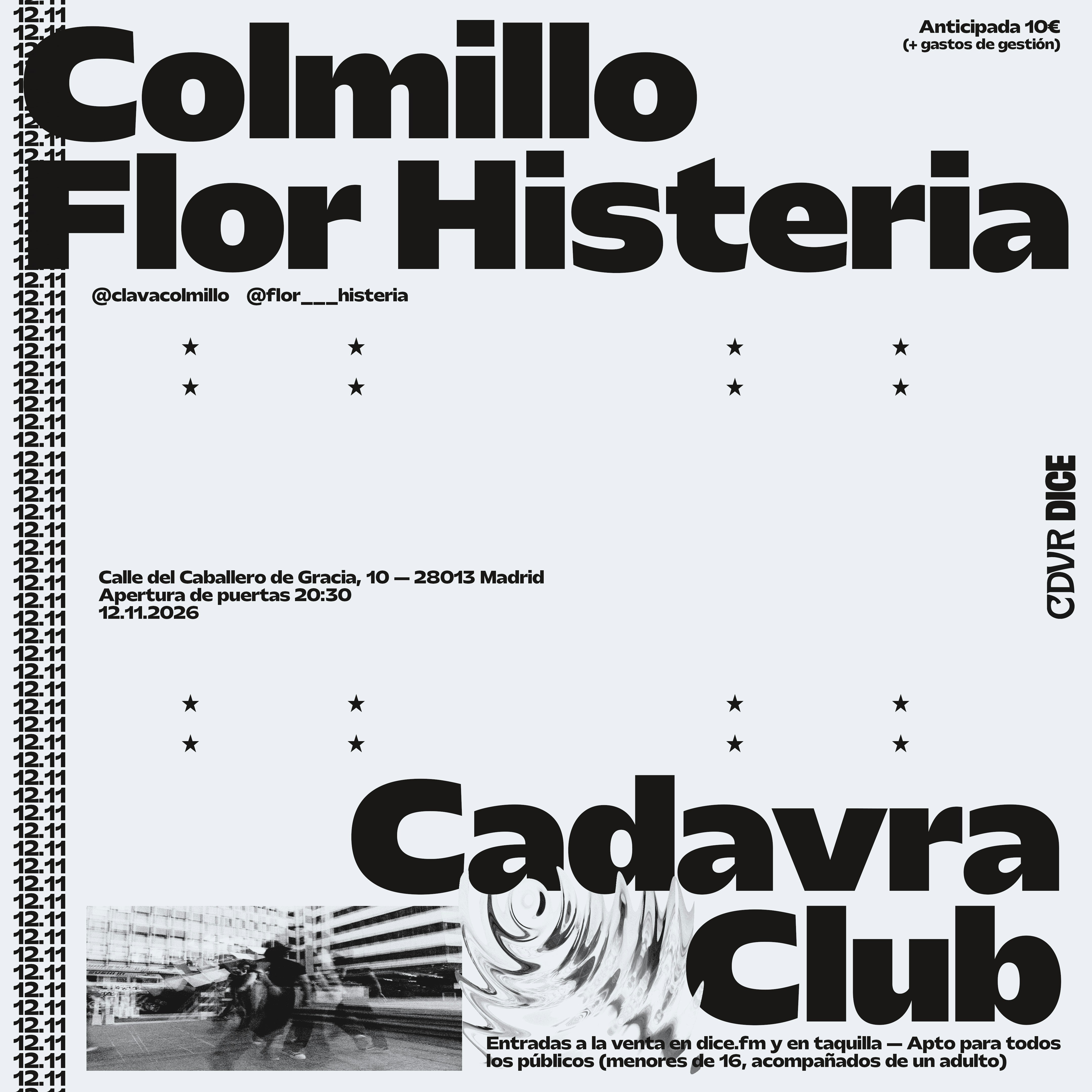 Colmillo + Flor Histeria