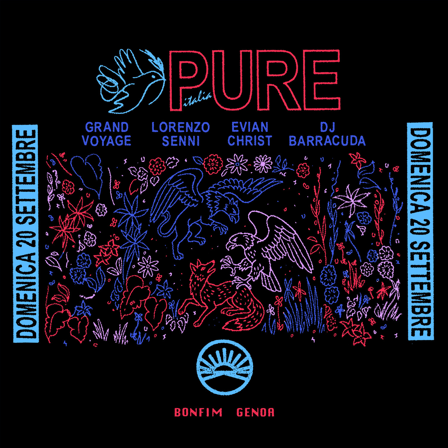 PURE w: Lorenzo Senni, Evian Christ, Grand Voyage, DJ Barracuda
