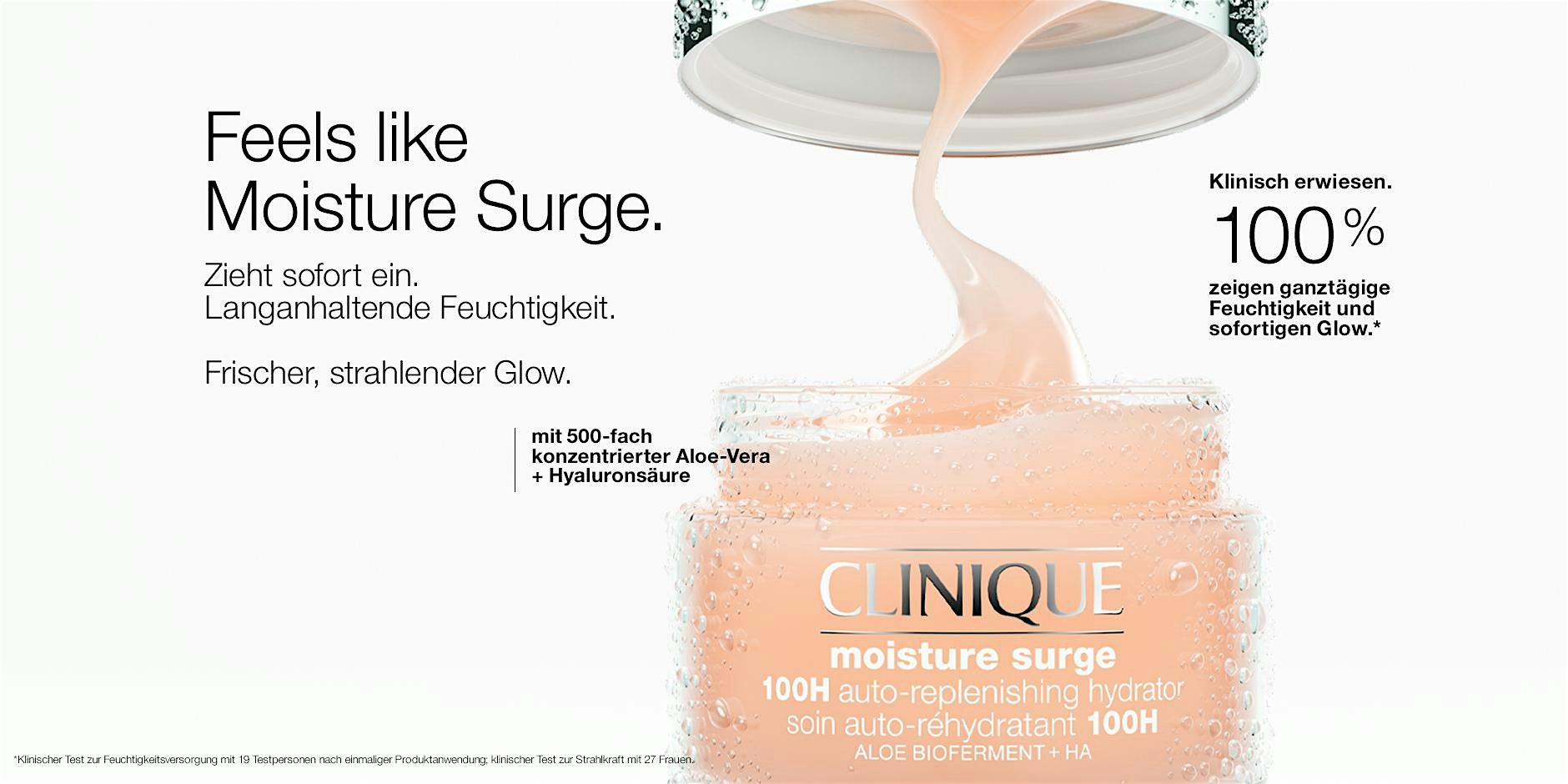 Clinique Moisture Surge Roadshow Hamburg