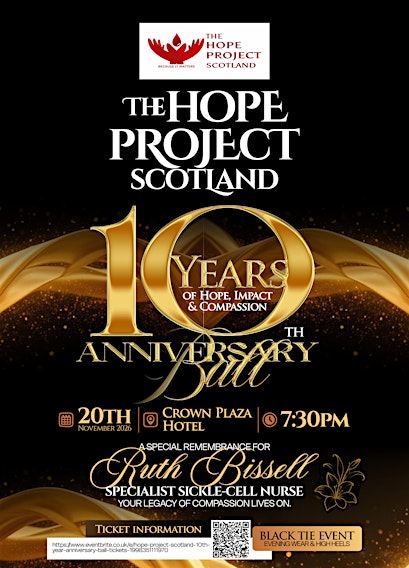 Hope Project Scotland 10th Year Anniversary Ball