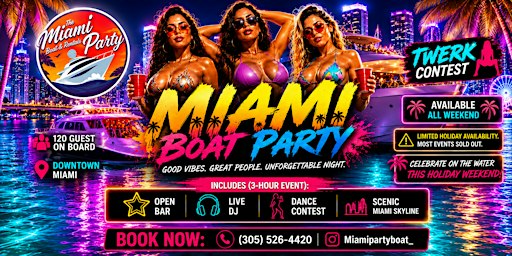 BOAT PARTY MIAMI - PARTY BOAT MIAMI