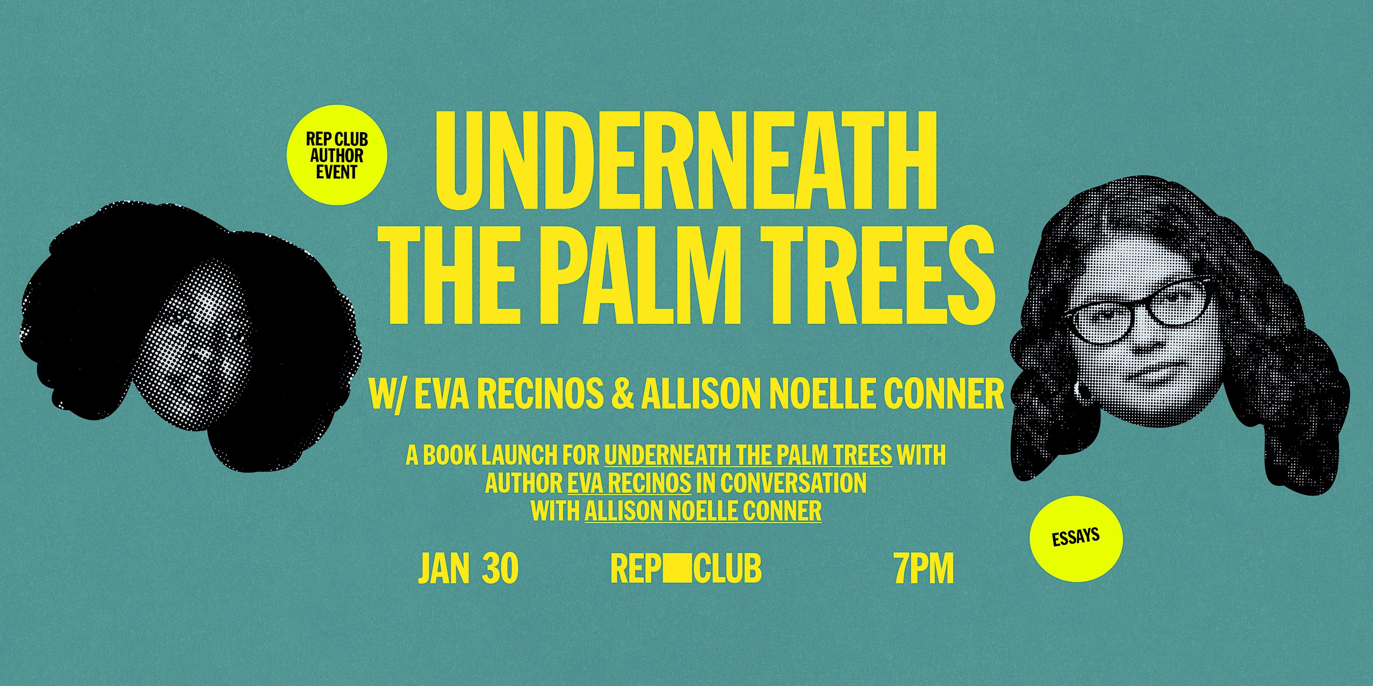 BOOK EVENT:  Underneath The Palm Trees w/ Eva Recinos