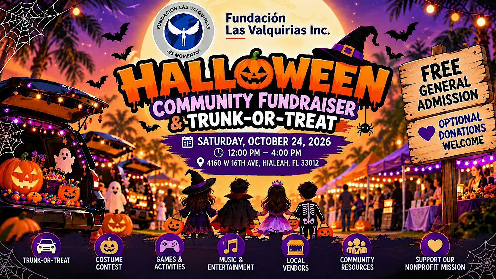 Las Valquirias Inc. Halloween Community Fundraiser & Trunk-or-Treat